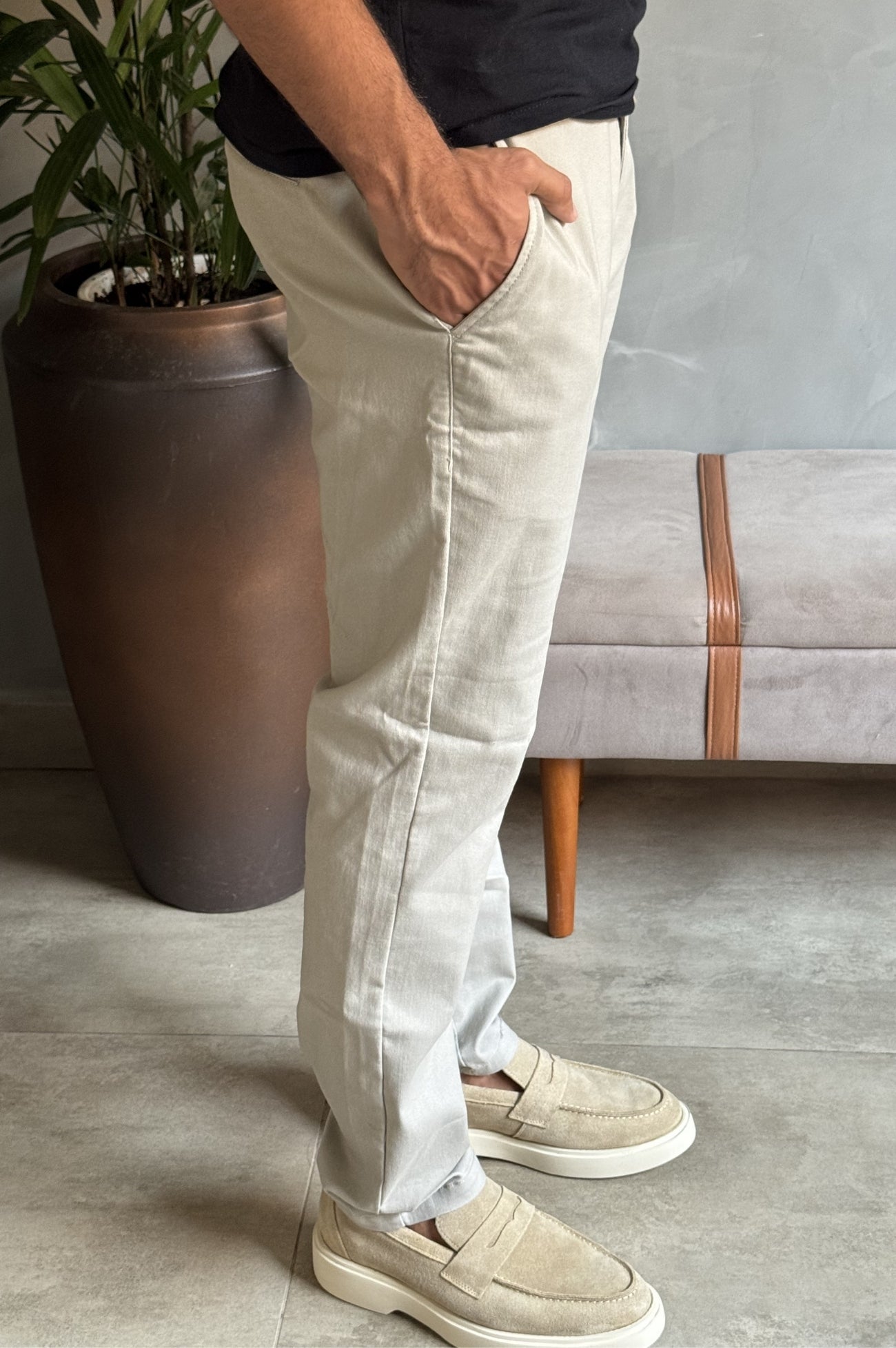 Calça Alfaiataria Stretch Slim