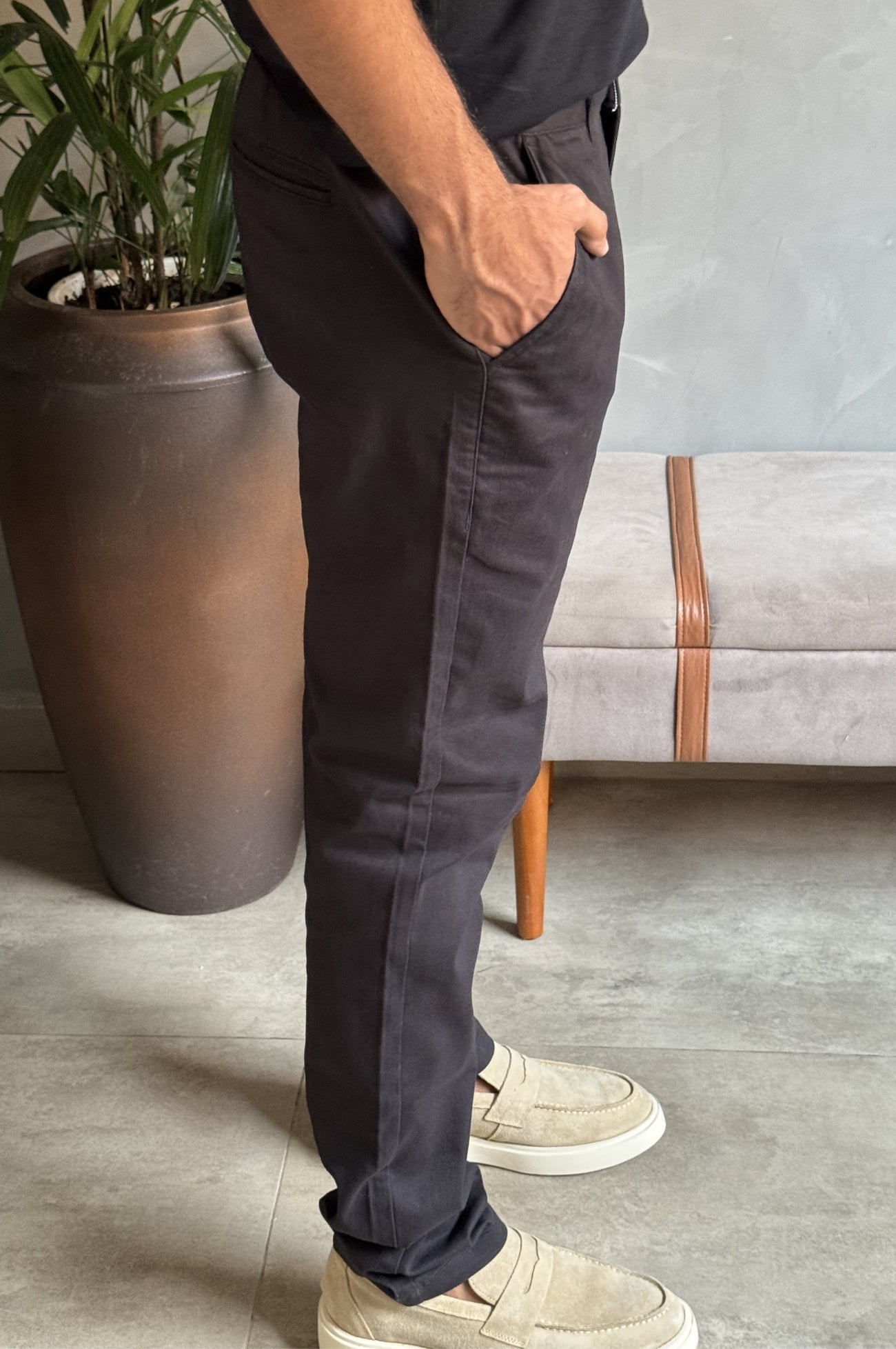Calça Alfaiataria Stretch Slim