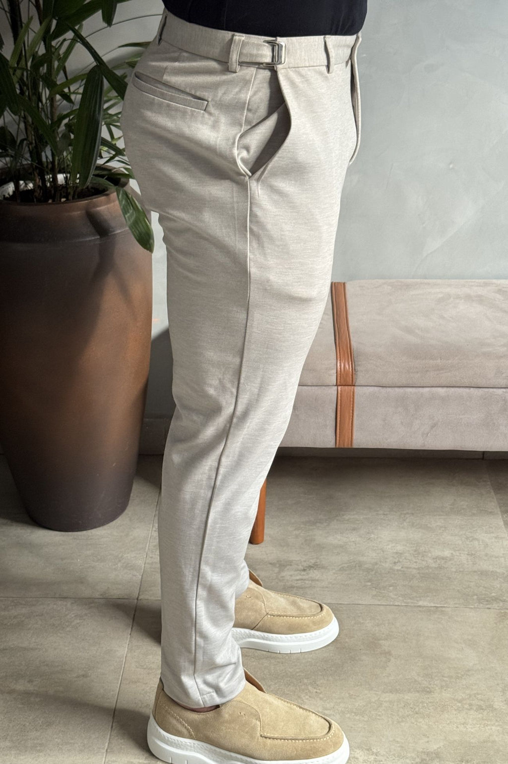 Calça Levon Signature com Ajuste - Areia