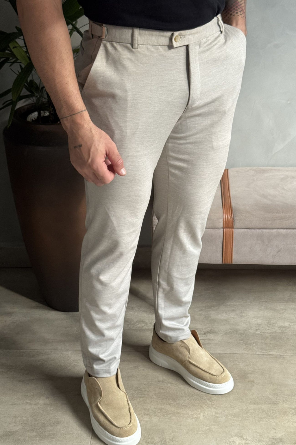 Calça Levon Signature com Ajuste - Areia
