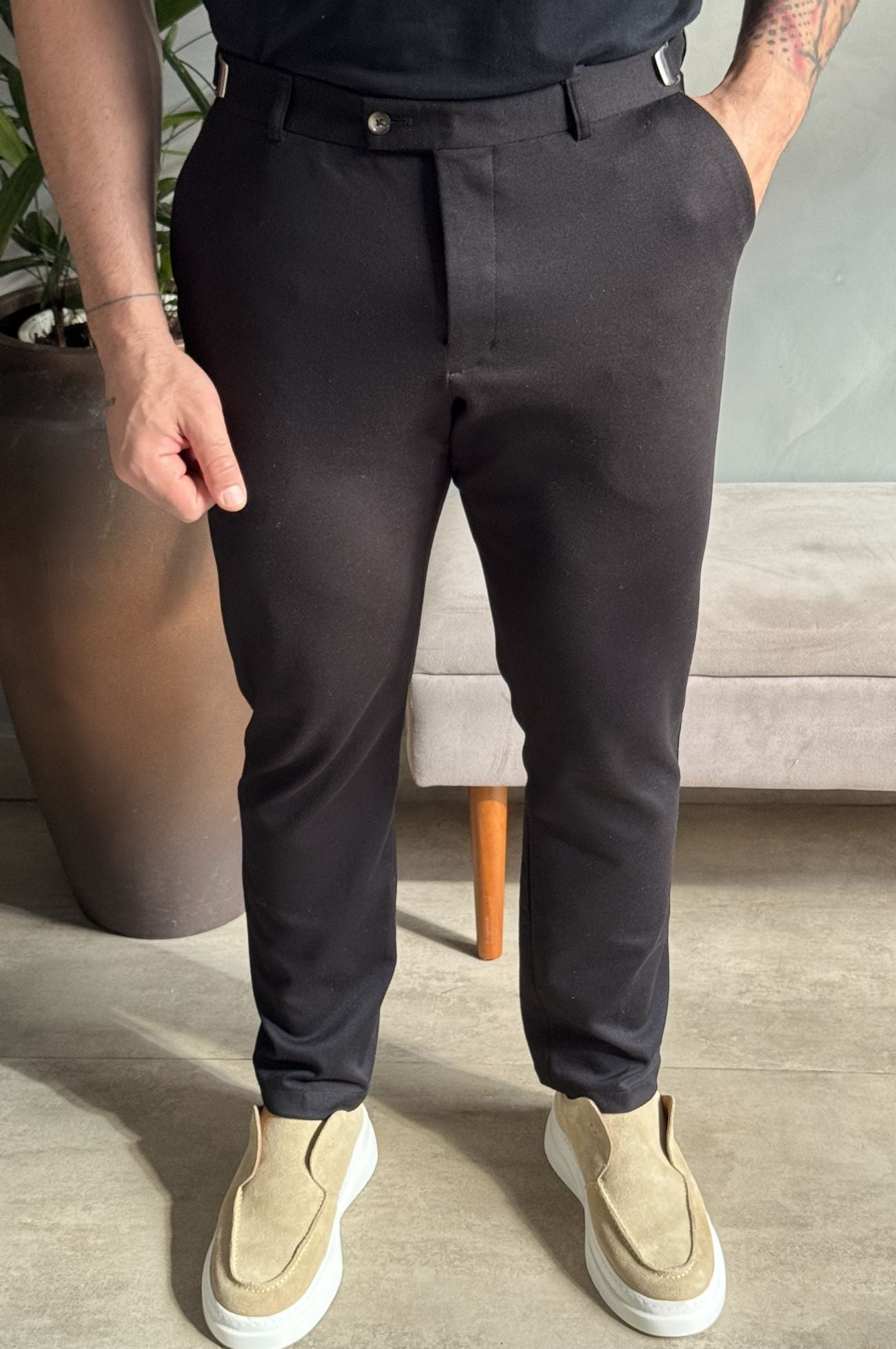 Calça Levon Signature com Ajuste - Preta