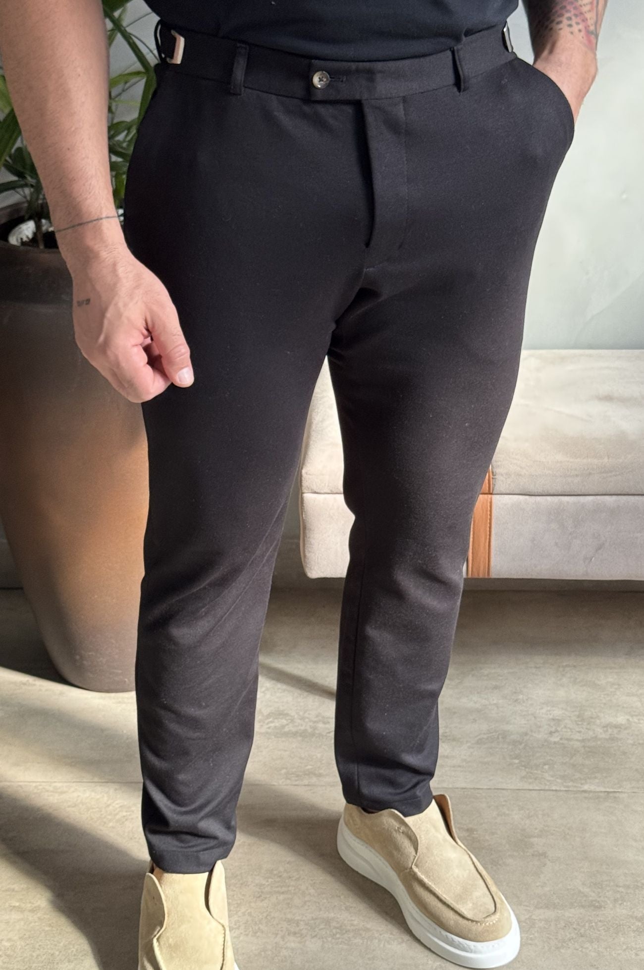 Calça Levon Signature com Ajuste - Preta