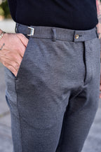 Calça Levon Signature com Ajuste - Chumbo