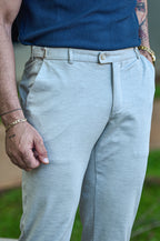 Calça Levon Signature com Ajuste - Cinza