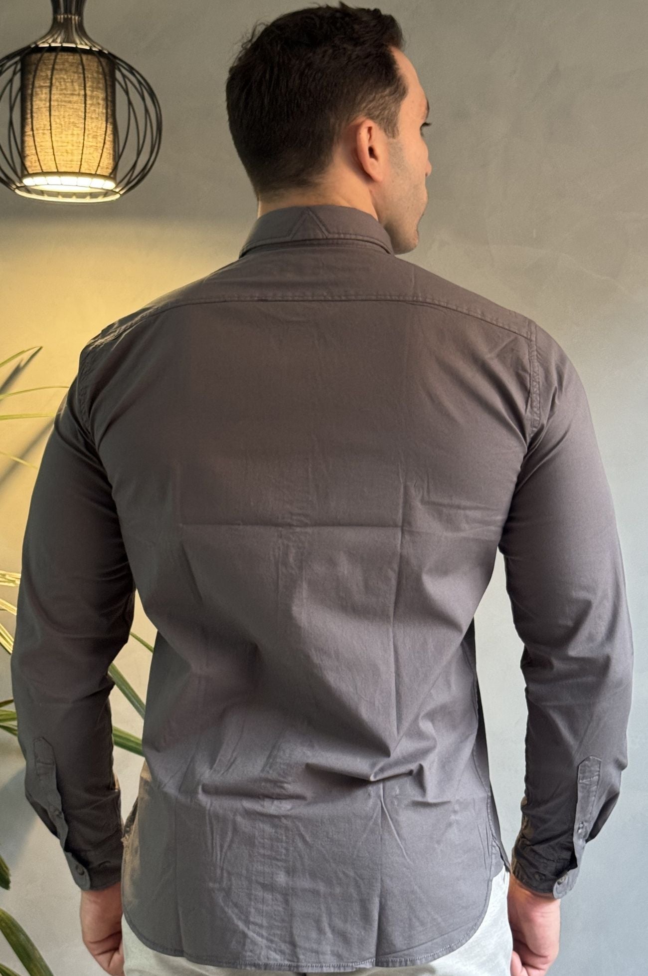 Camisa Casual com Bolso