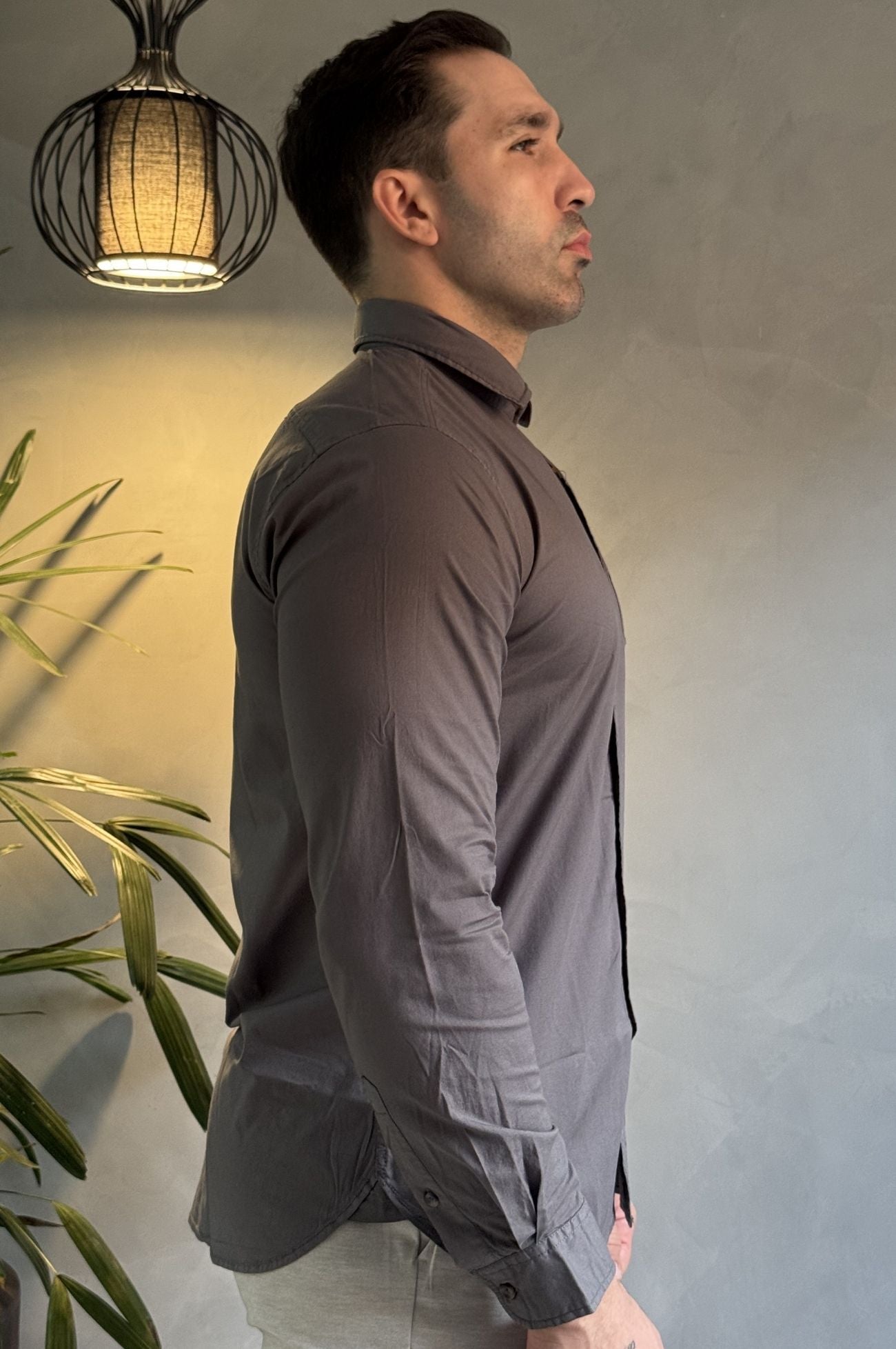 Camisa Casual com Bolso
