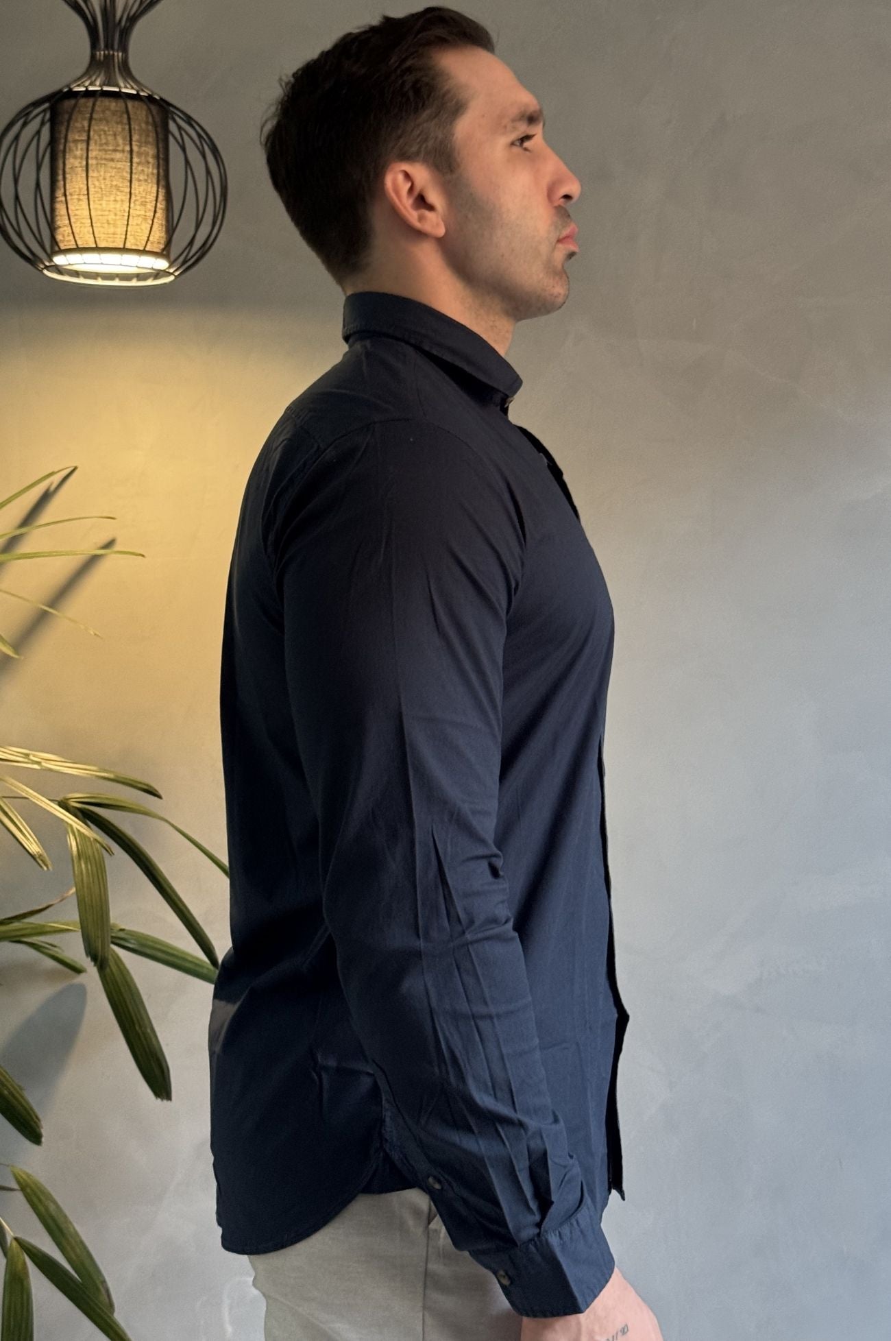 Camisa Casual com Bolso