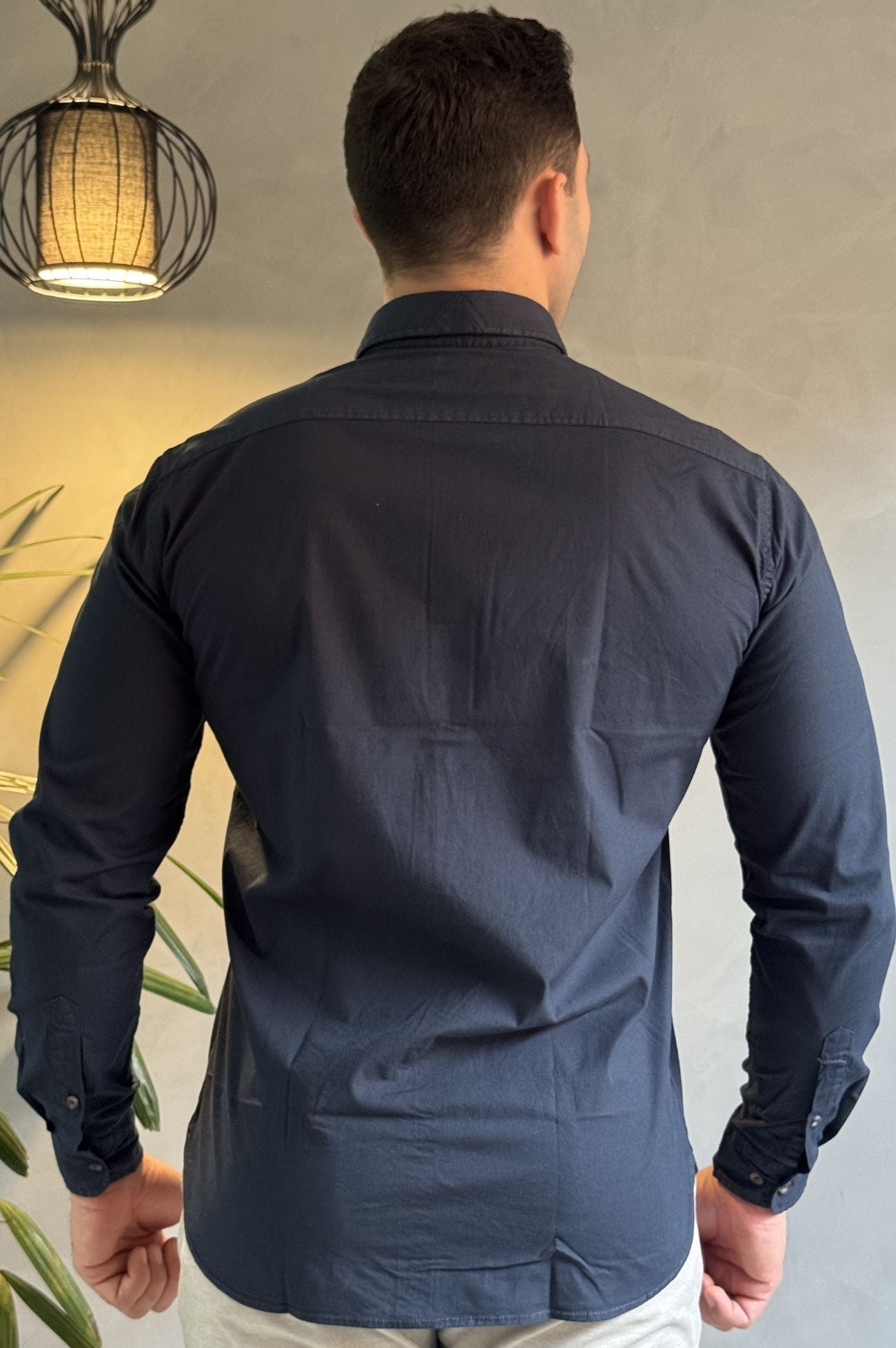 Camisa Casual com Bolso