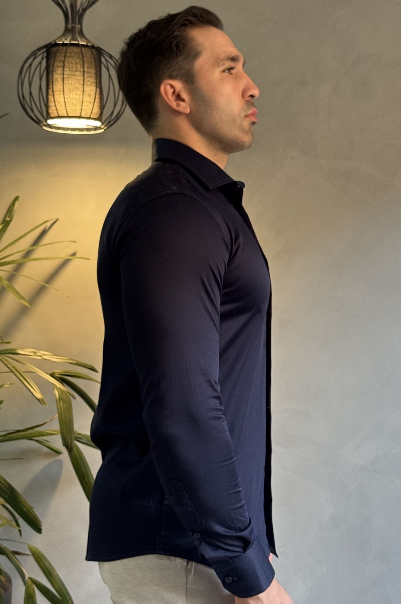 Camisa Slim Acetinada