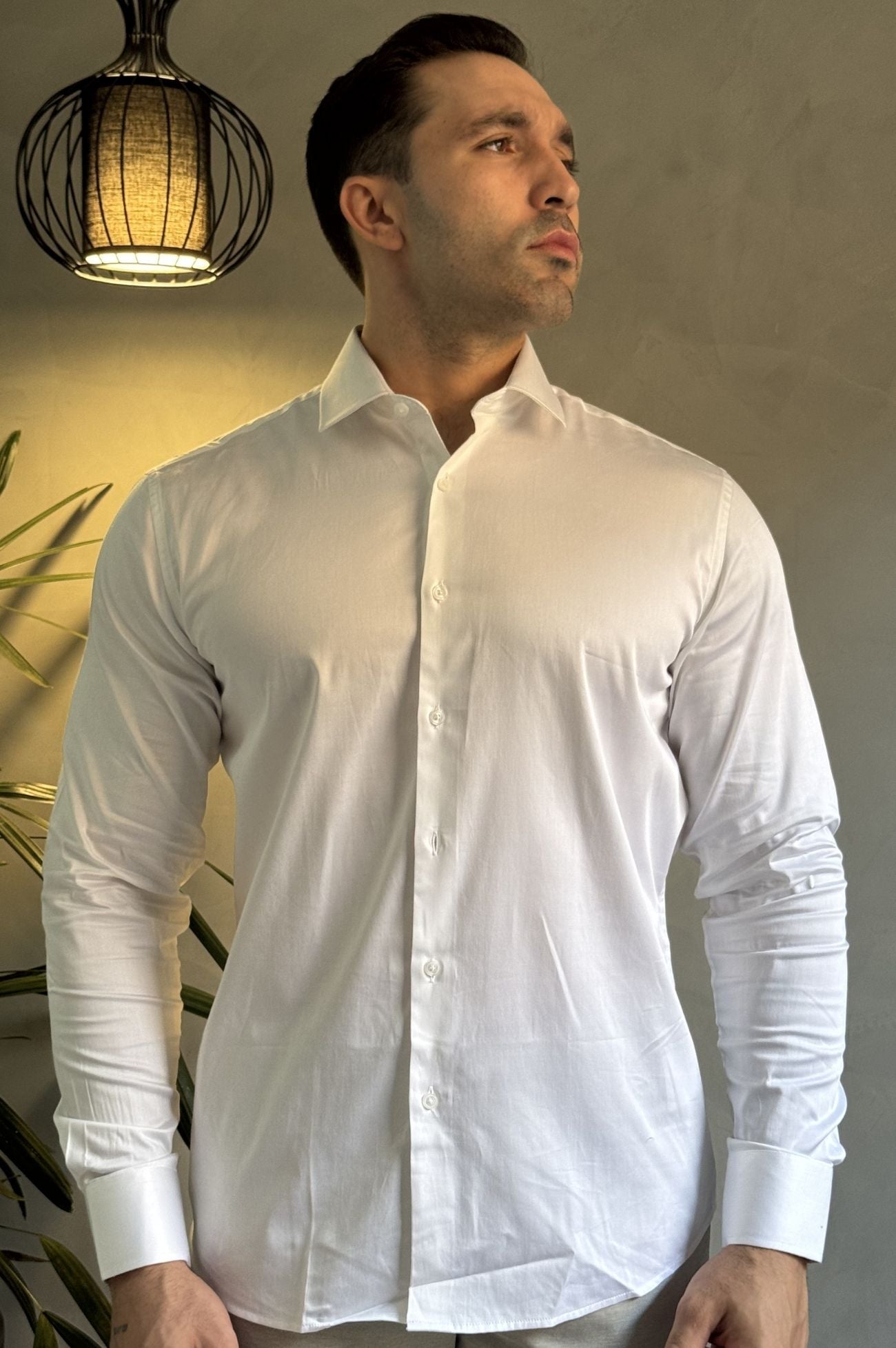 Camisa Slim Acetinada