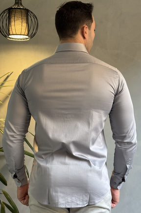 Camisa Slim Acetinada