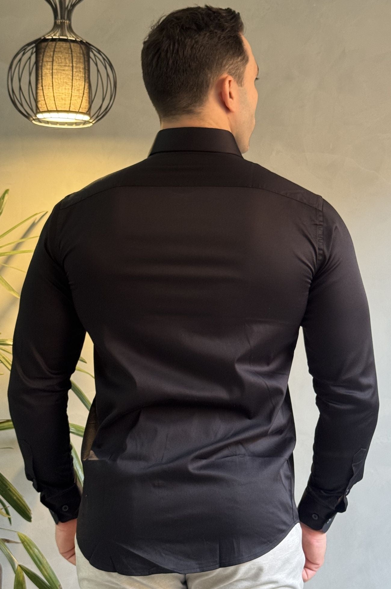 Camisa Slim Acetinada