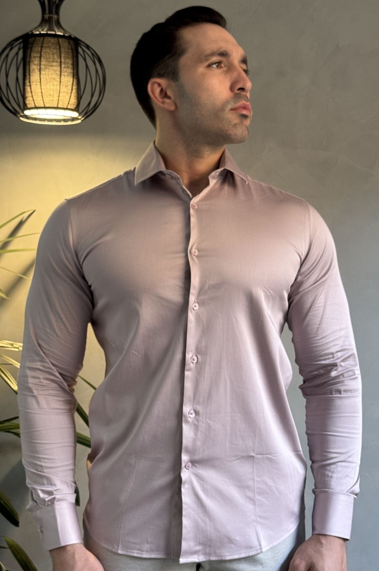Camisa Slim Acetinada