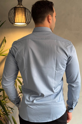 Camisa Soft Bambu Azul Claro