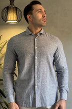 Camisa de Linho com Listras
