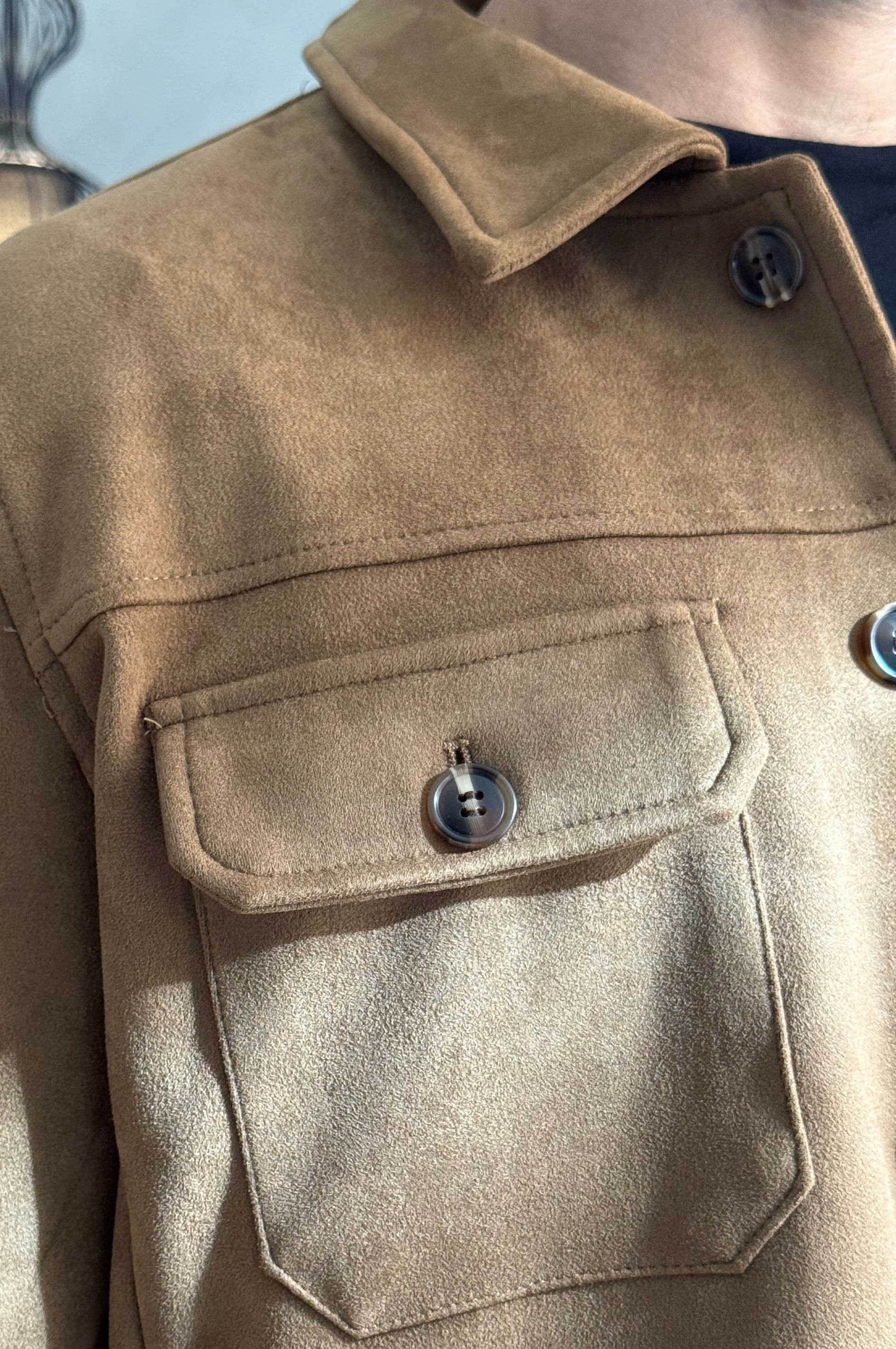 Jaqueta Milano Suede - Khaki