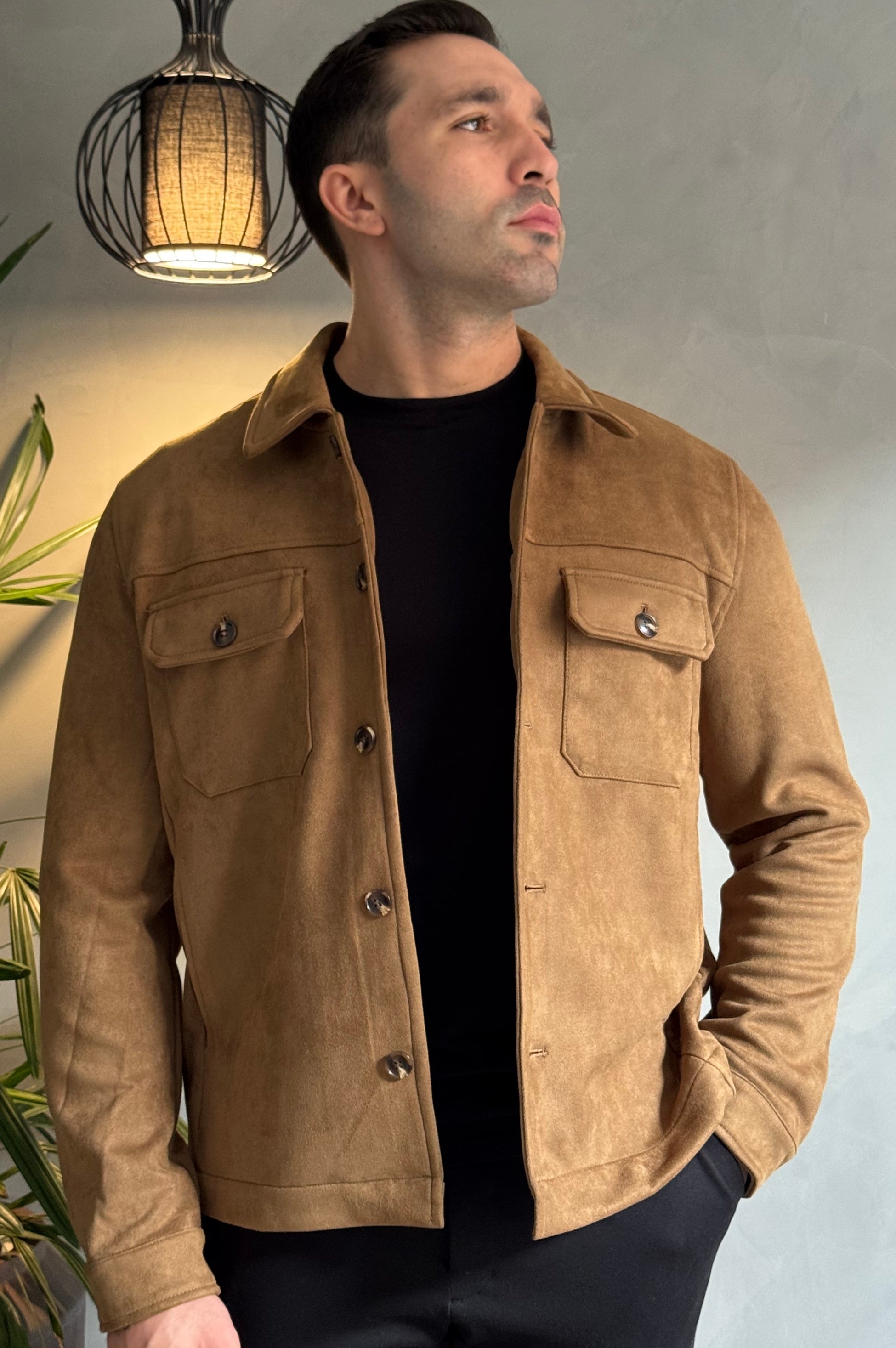 Jaqueta Milano Suede - Khaki